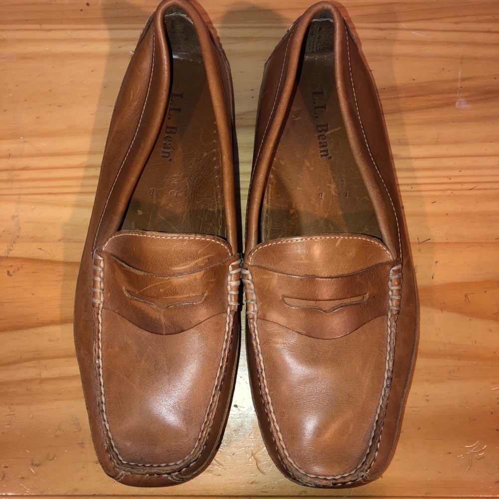 L.L. BEAN 13 D Penny Loafer Driving Moccasins